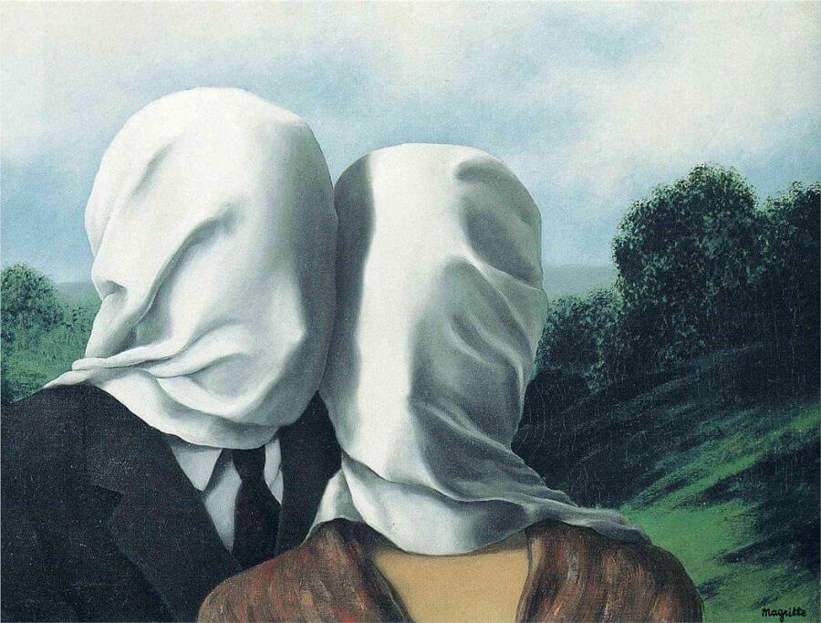 The Lovers, 1928 by Rene Magritte