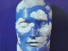 Painted Plaster Mask by Rene Magritte