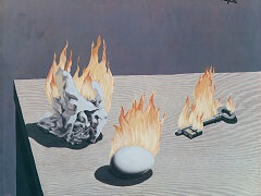 The Gradation of Fire by Rene Magritte